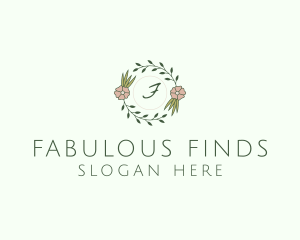 Floral Event Styling Lettermark logo design