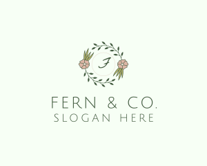 Floral Event Styling Lettermark logo design