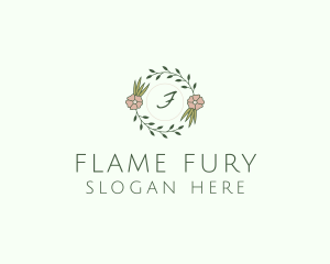 Floral Event Styling Lettermark logo design