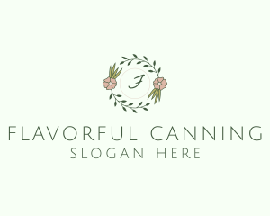 Floral Event Styling Lettermark logo design