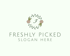 Floral Event Styling Lettermark logo design