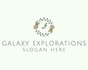 Floral Event Styling Lettermark logo design