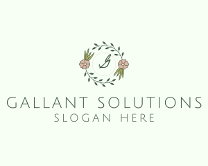 Floral Event Styling Lettermark logo design