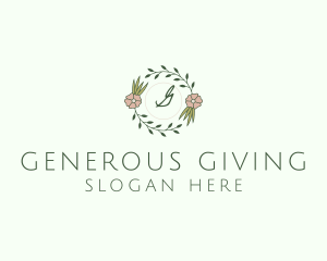 Floral Event Styling Lettermark logo design