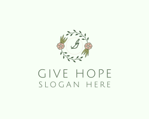 Floral Event Styling Lettermark logo design