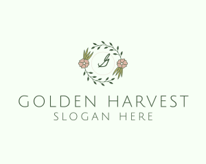 Floral Event Styling Lettermark logo design