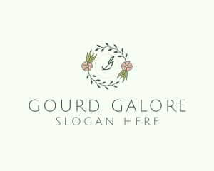 Floral Event Styling Lettermark logo design