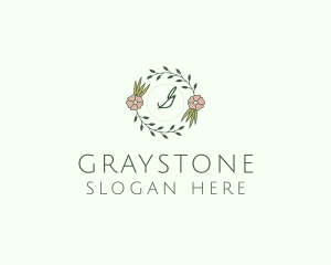 Floral Event Styling Lettermark logo design