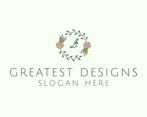 Floral Event Styling Lettermark logo design