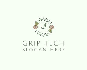 Floral Event Styling Lettermark logo design