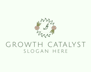 Floral Event Styling Lettermark logo design