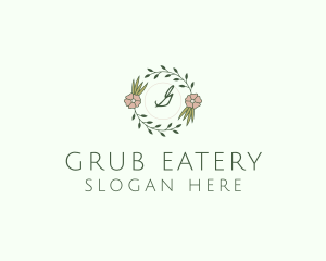 Floral Event Styling Lettermark logo design