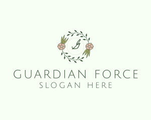 Floral Event Styling Lettermark logo design