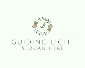 Floral Event Styling Lettermark logo design