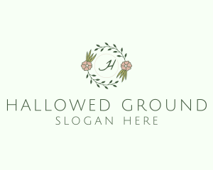 Floral Event Styling Lettermark logo design