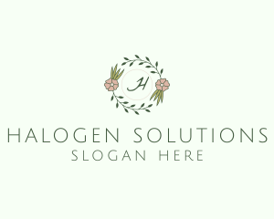 Floral Event Styling Lettermark logo design