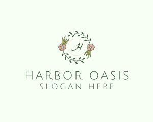 Floral Event Styling Lettermark logo design