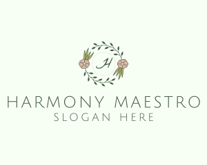 Floral Event Styling Lettermark logo design