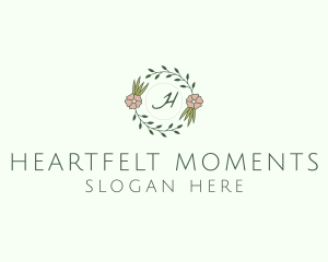 Floral Event Styling Lettermark logo design