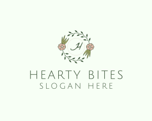 Floral Event Styling Lettermark logo design