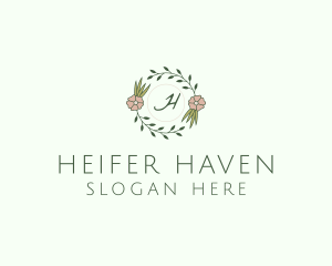 Floral Event Styling Lettermark logo design