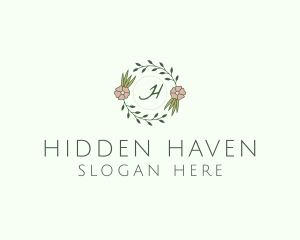 Floral Event Styling Lettermark logo design