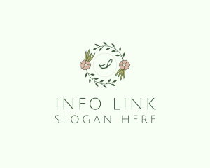 Floral Event Styling Lettermark logo design