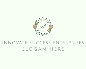 Floral Event Styling Lettermark logo design