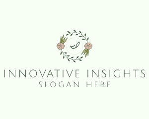 Floral Event Styling Lettermark logo design