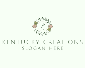 Floral Event Styling Lettermark logo design