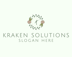 Floral Event Styling Lettermark logo design