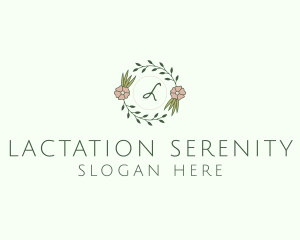 Floral Event Styling Lettermark logo design