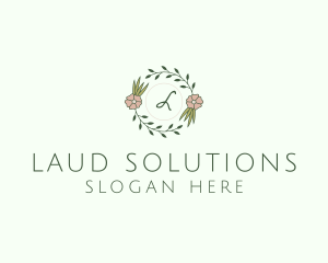 Floral Event Styling Lettermark logo design