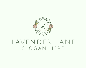 Floral Event Styling Lettermark logo design