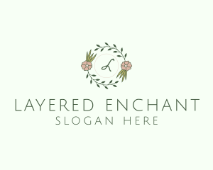 Floral Event Styling Lettermark logo design