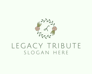 Floral Event Styling Lettermark logo design