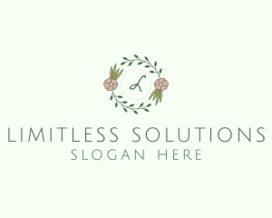 Floral Event Styling Lettermark logo design