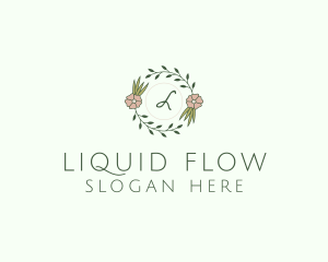 Floral Event Styling Lettermark logo design