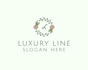 Floral Event Styling Lettermark logo design