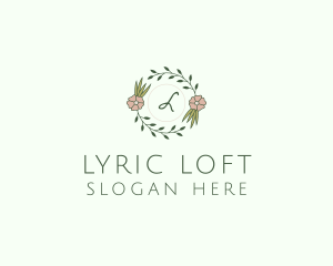 Floral Event Styling Lettermark logo design