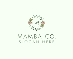 Floral Event Styling Lettermark logo design