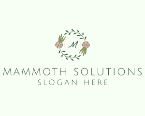 Floral Event Styling Lettermark logo design