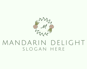 Floral Event Styling Lettermark logo design