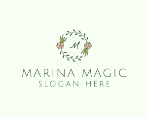 Floral Event Styling Lettermark logo design