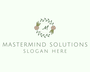 Floral Event Styling Lettermark logo design