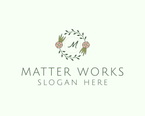 Floral Event Styling Lettermark logo design