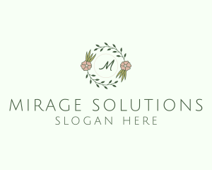 Floral Event Styling Lettermark logo design