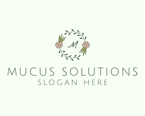 Floral Event Styling Lettermark logo design