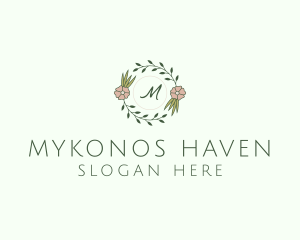 Floral Event Styling Lettermark logo design