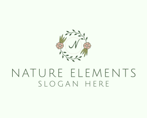 Floral Event Styling Lettermark logo design